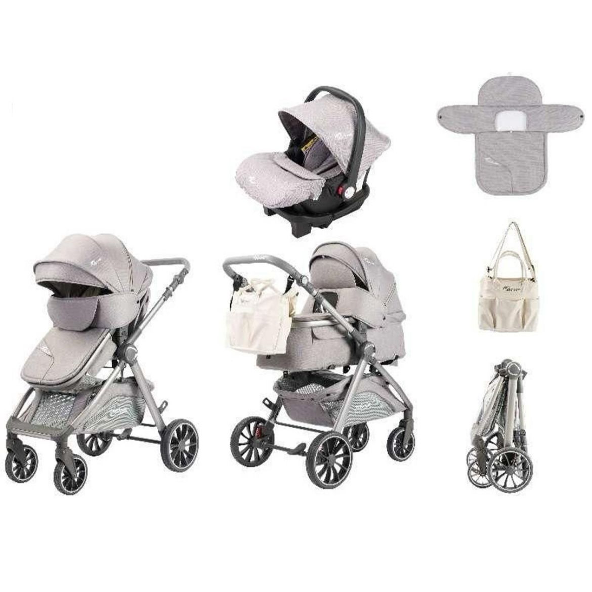 Picture of مجموعة عربة أطفال Kidilo 